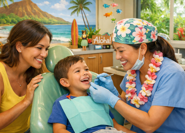 pediatric dental cleaning