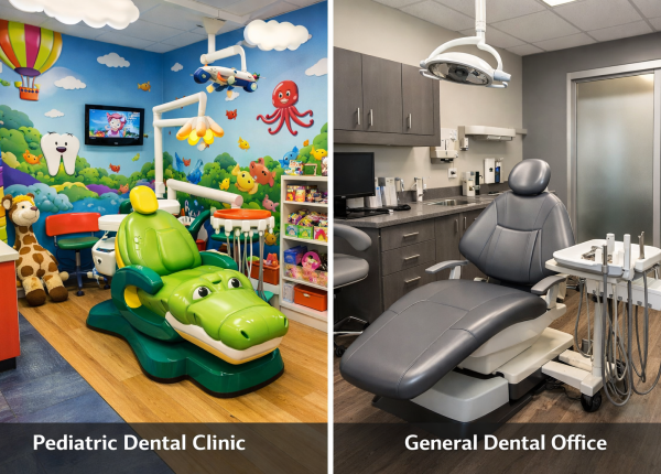 pediatric vs general dentistry
