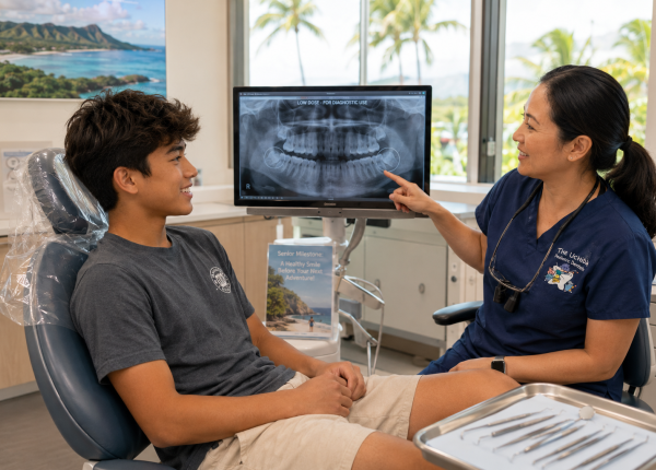 senior year routine dental exam